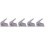 5Pcs Lavender Adjustable 1-Hole Puncher Plastic Metal Paper Craft Tool 11