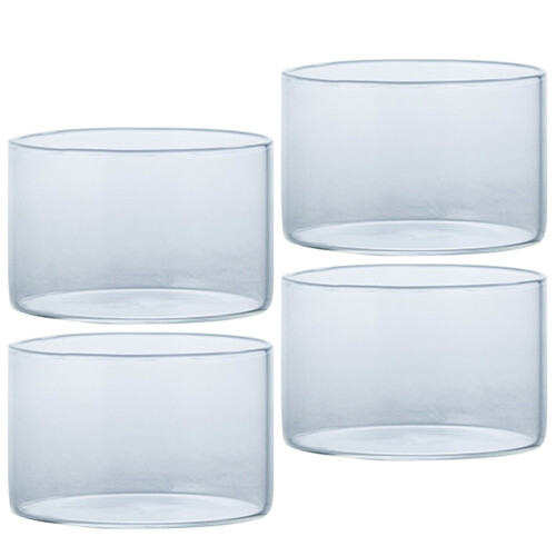16Pcs Transparent Glass Dessert Cups 12Oz Oven Safe Ramekins Multi-Use 2
