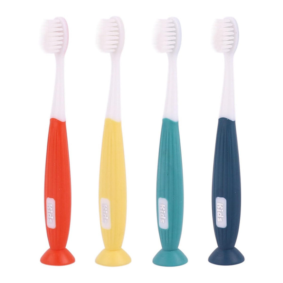 Kids Toothbrush Soft Bristles for Ages 312 Gentle Manual Cleaning with Ergonomic Child Grip 4pcs