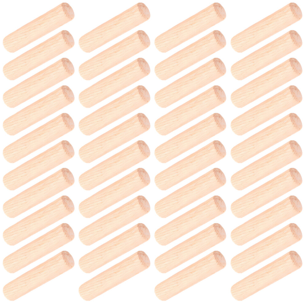 200Pcs Wooden Craft Dowels Beige For Cabinetry Diy Furniture Repair 3632197213016