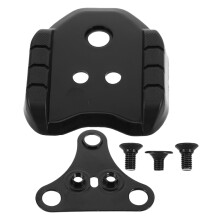 2Sets Black Cycling Shoe Cleat Covers for Road Bike Pedal Adaptation