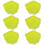 12Pcs Reusable Yellow Silicone Cake Molds Muffin Cups Baking Supply 3