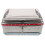 Silver Stainless Steel Motorcycle Trunk Box Secure Lock Storage 10