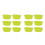 12Pcs Reusable Yellow Silicone Cake Molds Muffin Cups Baking Supply 9