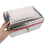 Silver Stainless Steel Motorcycle Trunk Box Secure Lock Storage 4