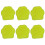 12Pcs Reusable Yellow Silicone Cake Molds Muffin Cups Baking Supply 2