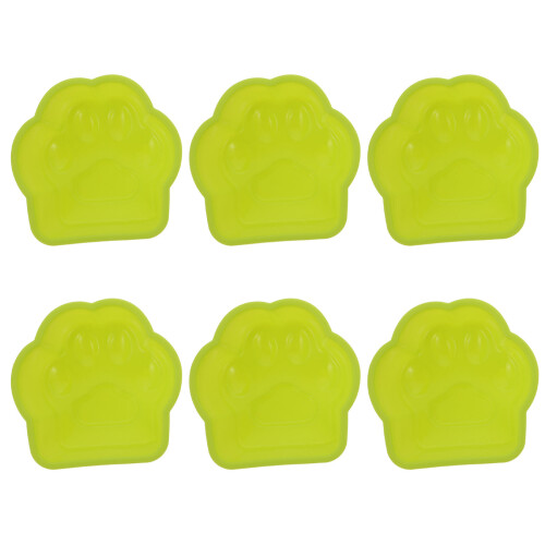12Pcs Reusable Yellow Silicone Cake Molds Muffin Cups Baking Supply 1