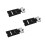 3Pcs Lightweight Black ABS Multi-Use Makeup Palette Foldable Design 6
