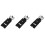 3Pcs Lightweight Black ABS Multi-Use Makeup Palette Foldable Design 10