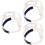 3Pcs Universal Hard Hat Liner Suspension Multi-Colored Insert 8