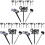 90Pcs 2023 Graduation Cupcake Picks Black Fine Workmanship Cake Decor 4