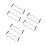 6Pcs Small Space Black Metal Wine Rack Freestanding Stackable Holder 8