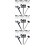 90Pcs 2023 Graduation Cupcake Picks Black Fine Workmanship Cake Decor 10