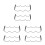 6Pcs Small Space Black Metal Wine Rack Freestanding Stackable Holder 7
