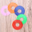 144Pcs Round Clothes Size Buckles Assorted Color Dividers 9