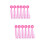 12Pcs Rosy Bike Streamers Handlebar Tassels Durable Plastic Polyester 9