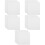 25Pcs White Felt Kiln Pads Ceramic Craft Pottery Art Replacement Mats 8