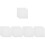 25Pcs White Felt Kiln Pads Ceramic Craft Pottery Art Replacement Mats 6