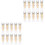20Pcs DIY Lip Balm Tubes Plastic Empty Lip Gloss Kit Assorted Colors 5
