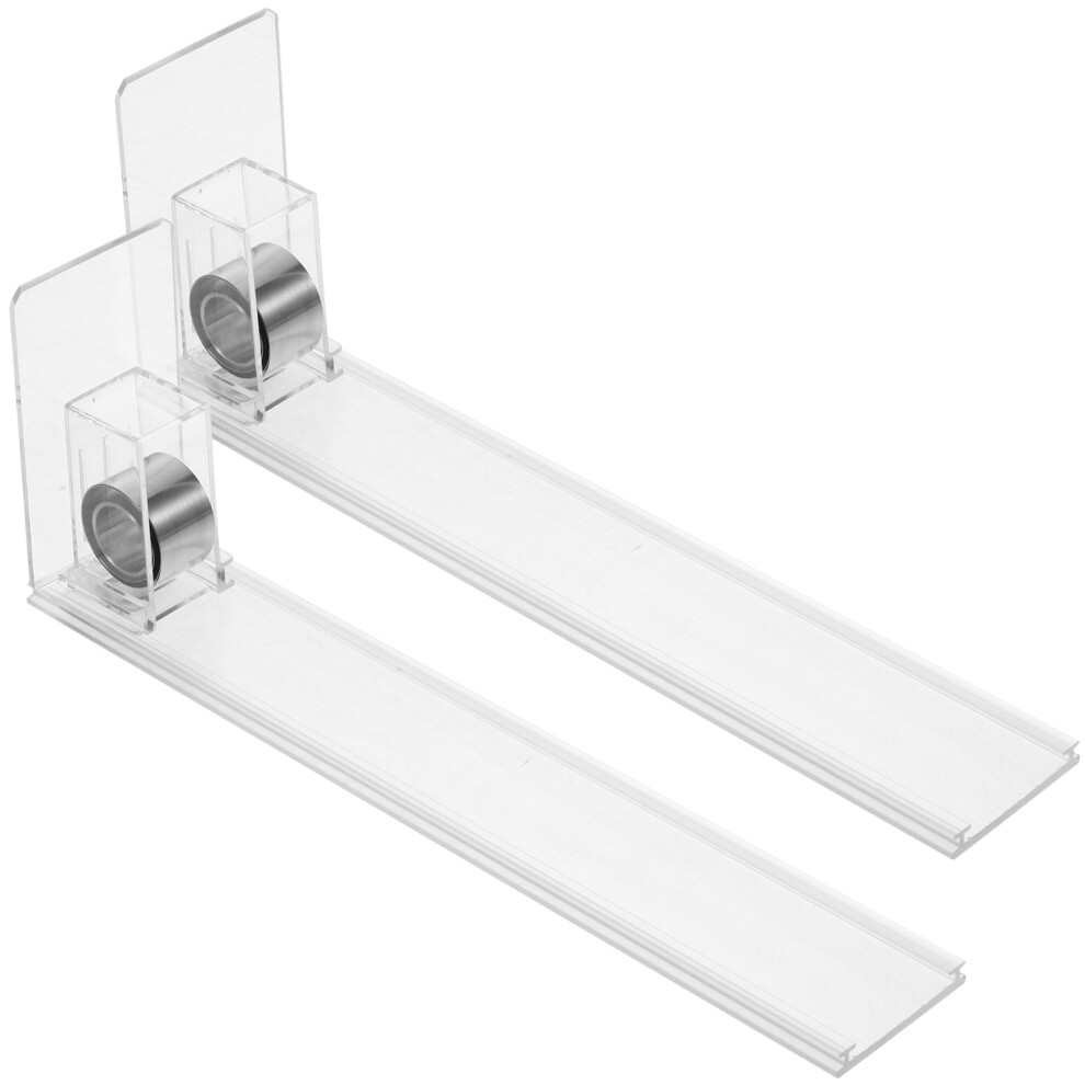Totority 6Pcs Clear Plastic Auto Rack For Efficient Shop Organization