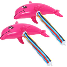 6Pcs Inflatable Dolphin Cheer Sticks PVC Noise Makers for Party Decor