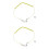 2 Pcs Bird Cage Birdcage Belt Bunjee Cords Leash Long Tail 5