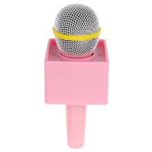 3St Echte Look Microfoon Speelgoed Roze, Kinder Karaoke En Toneel