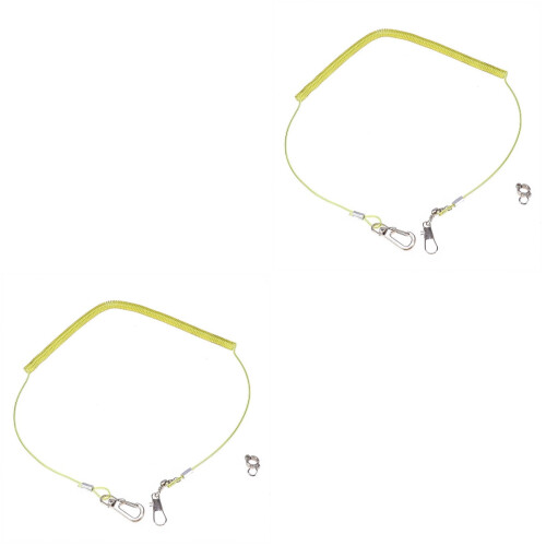 2 Pcs Bird Cage Birdcage Belt Bunjee Cords Leash Long Tail 2