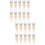 20Pcs DIY Lip Balm Tubes Plastic Empty Lip Gloss Kit Assorted Colors 9