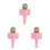 3St Echte Look Microfoon Speelgoed Roze, Kinder Karaoke En Toneel 7