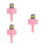 3St Echte Look Microfoon Speelgoed Roze, Kinder Karaoke En Toneel 4