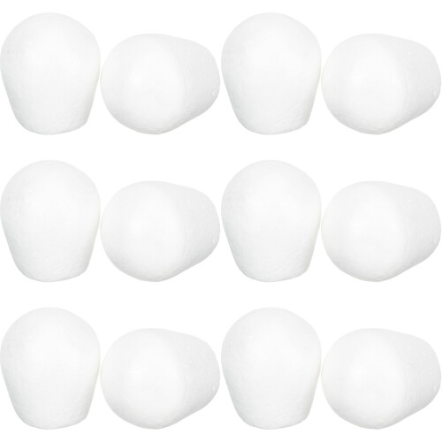 24Pcs White Foam Wedding Cake Models DIY Practice Reusable Fake Cake