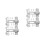2Sets Stainless Steel Door Slide Latch for Enhanced Security Use 4