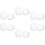 24Pcs White Foam Wedding Cake Models DIY Practice Reusable Fake Cake 2