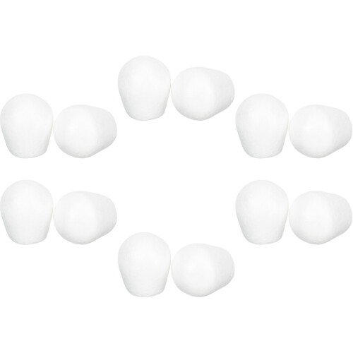 24Pcs White Foam Wedding Cake Models DIY Practice Reusable Fake Cake 1