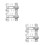 2Sets Stainless Steel Door Slide Latch for Enhanced Security Use 8