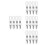 16 Pcs Towel Clips With Loops For Hanging Holder 3
