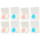 8 Pcs Picture Light Pad Covers Heart Shape 2