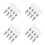 16 Pcs Towel Clips With Loops For Hanging Holder 7