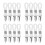 16 Pcs Towel Clips With Loops For Hanging Holder 6