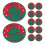 36Pcs Felt Christmas Tree Coasters Heat Insulation Round Cup Mats 1