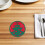 36Pcs Felt Christmas Tree Coasters Heat Insulation Round Cup Mats 5
