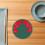 36Pcs Felt Christmas Tree Coasters Heat Insulation Round Cup Mats 6