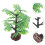 Artificial Maple Tree Mini Aquarium Plant For Desk Decor 8