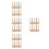 8Pcs Bamboo Fermenting Weights Storage Rack Kitchen Organizer 10