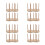 8Pcs Bamboo Fermenting Weights Storage Rack Kitchen Organizer 4