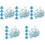 5 Pack Rivet Buttons Spike Studs Beads Colorful Decor Sturdy Office 3