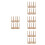 8Pcs Bamboo Fermenting Weights Storage Rack Kitchen Organizer 9