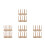8Pcs Bamboo Fermenting Weights Storage Rack Kitchen Organizer 6