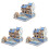 3pcs Toy Puzzles Jigsaw Three-Dimensional Bamboo 3d 2